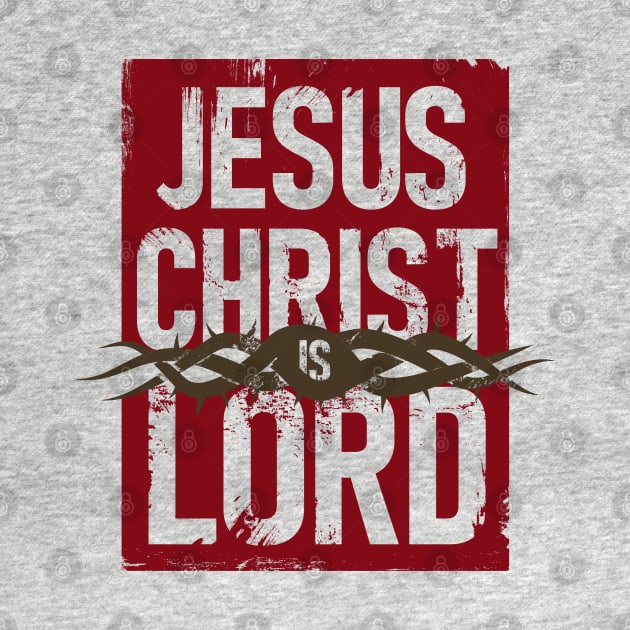 Jesus Christ is Lord, spared out text by Studio DAVE